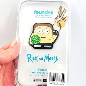 New in box Foundmi Rick and Morty key finder Keychain